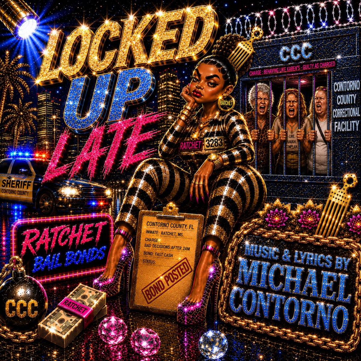 Locked Up Late single artwork